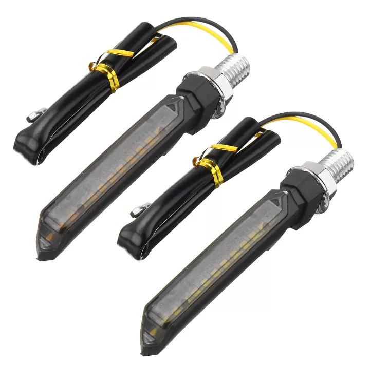 1PCS Motorcycle LED Turn Signal Lamp Sequential Flowing Indi - image 6
