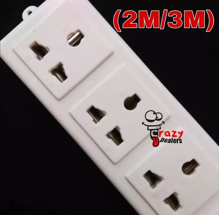 2M Extension Wire Cord Round Pin Made in Sri Lanka - image 2