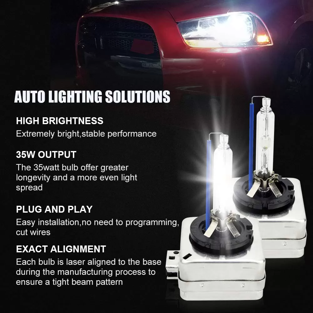 2PCS Manufacture D2S 12V 35W HID Xenon Light Bulb Car Auto H - image 2