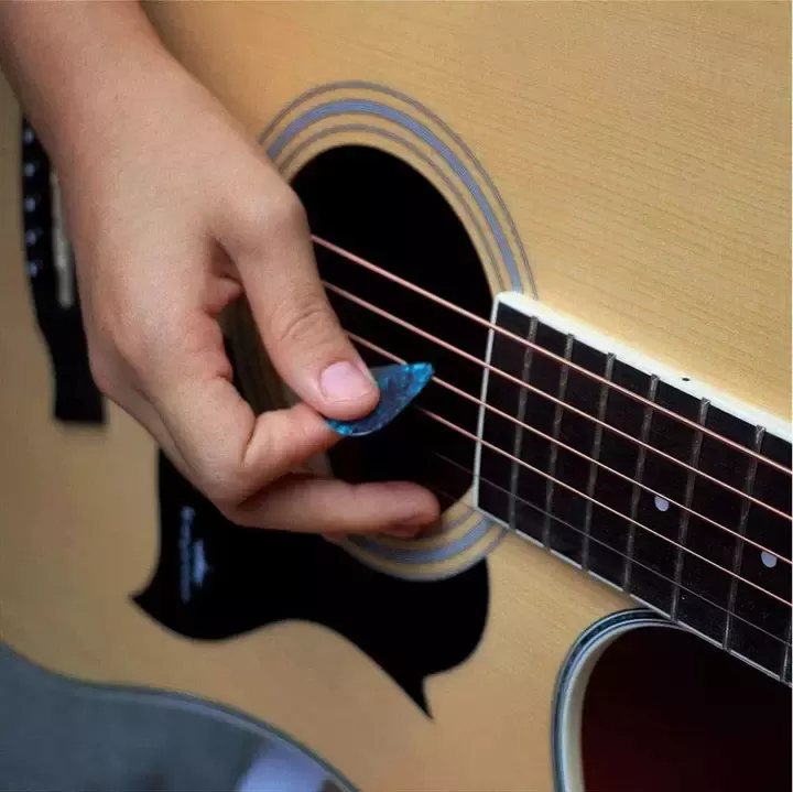 5 pcs Acoustic Electric 6 thickness Pick bag Assorted Guitar - image 2