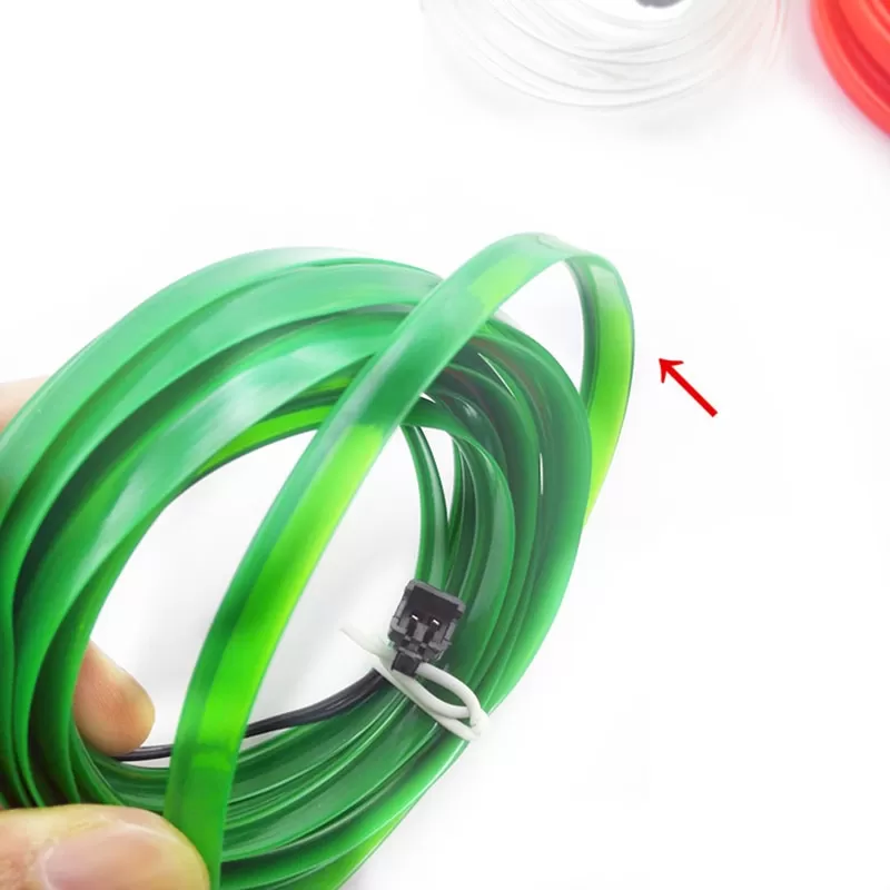 5M Car Interior Lighting Car LED Strips Car Decorative Atmos - image 3