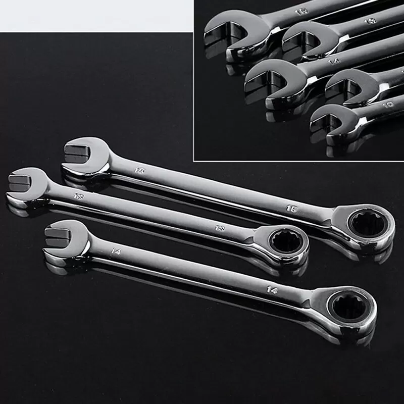 6mm/9mm Chrome Vanadium Steel Metric Fixed Head Ratchet Span