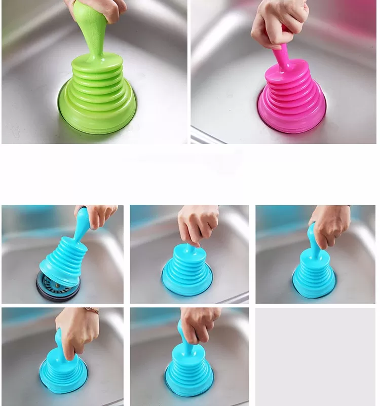 Blue Color Honana New Tecno Household Kitchen Cleaning Pipel - image 3