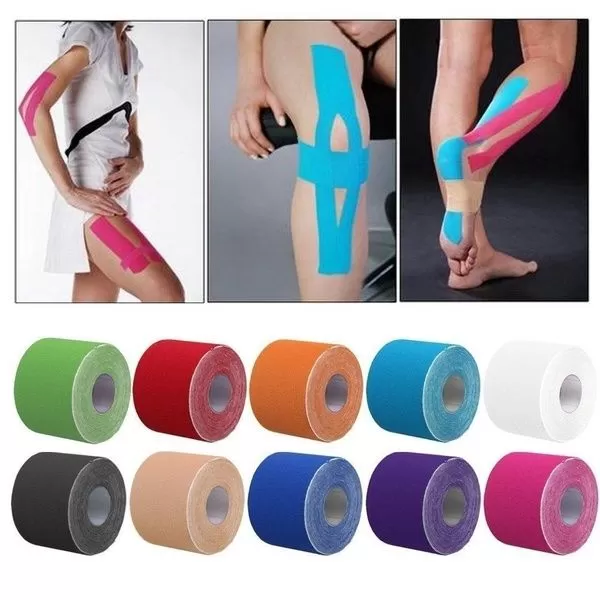 Crday Red Color 2.5Cmx5M Kinesiology Elastic Medical Tape B