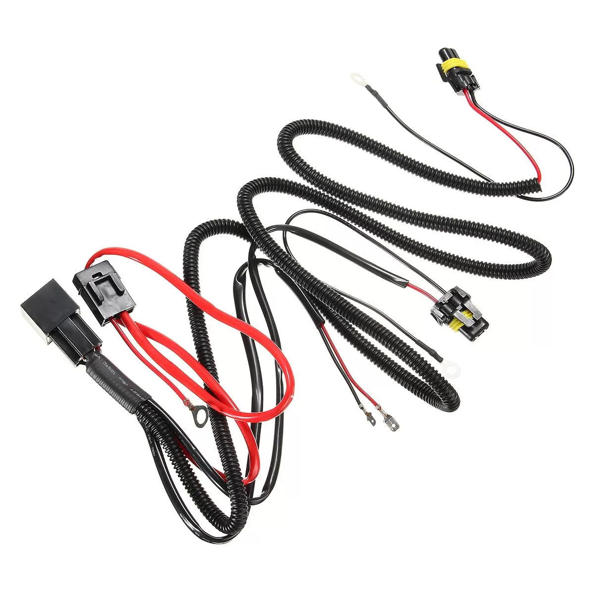DC12V 40A HID xenon kit H7 75W HID relay harness H1 H11 H7 D - image 3