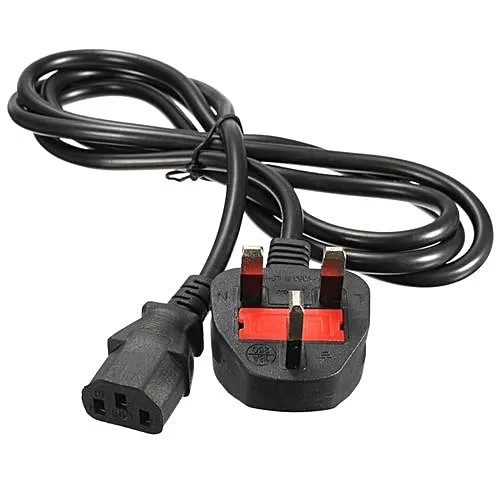 Desktop AC Power Code Cable Square 3pin 13A 250V 1.5m with F - image 4