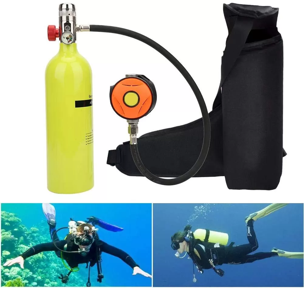 Extra Safe New Tecno Black Color 1L Diving Oxygen Cylinder B - image 4