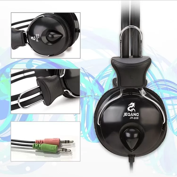 High Fidelity Sound JEQANG JH-808 Full Size Stereo PC Headset - image 2