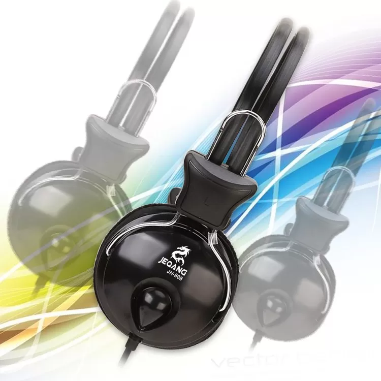 High Fidelity Sound JEQANG JH-808 Full Size Stereo PC Headset - image 3