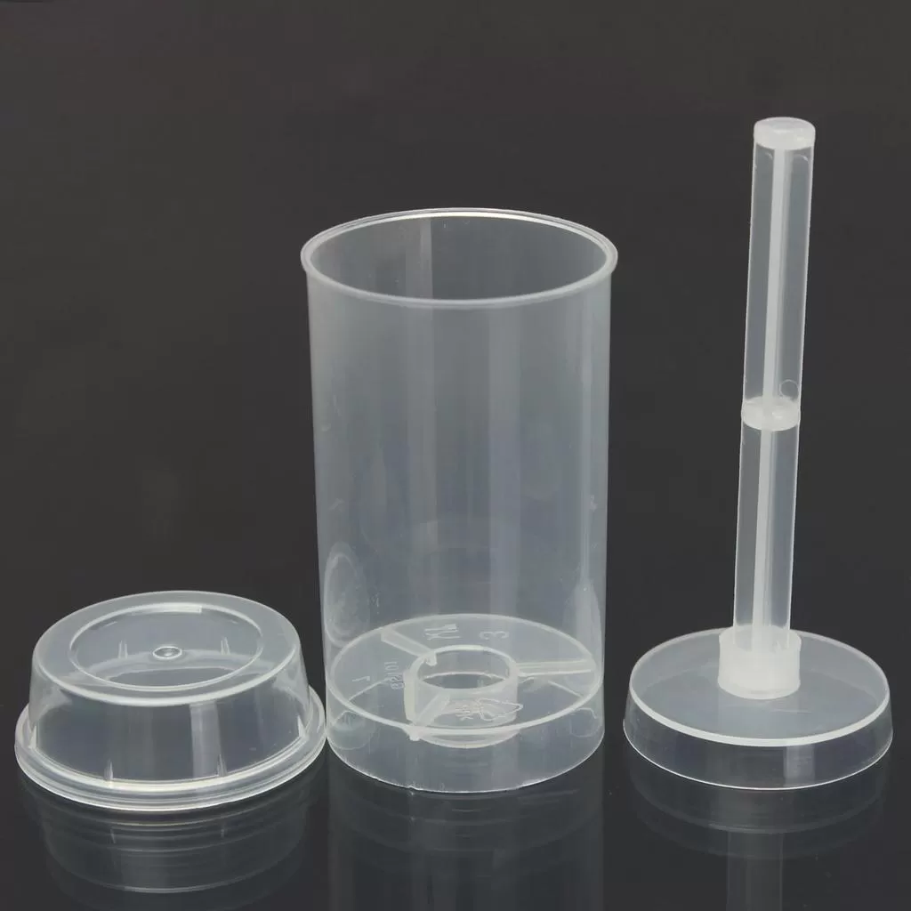 High Quality 10X Plastic Push Up Cake Containers Lids Shoote - image 4