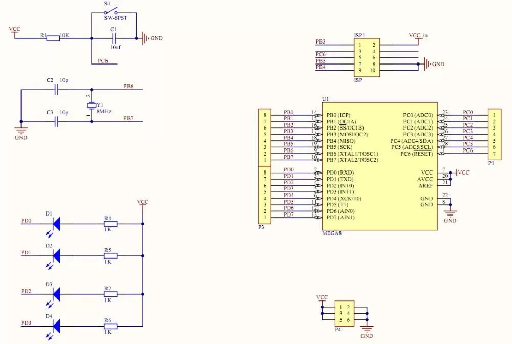 High Quality AVR Microcontroller Minimum System Board ATmega - image 4