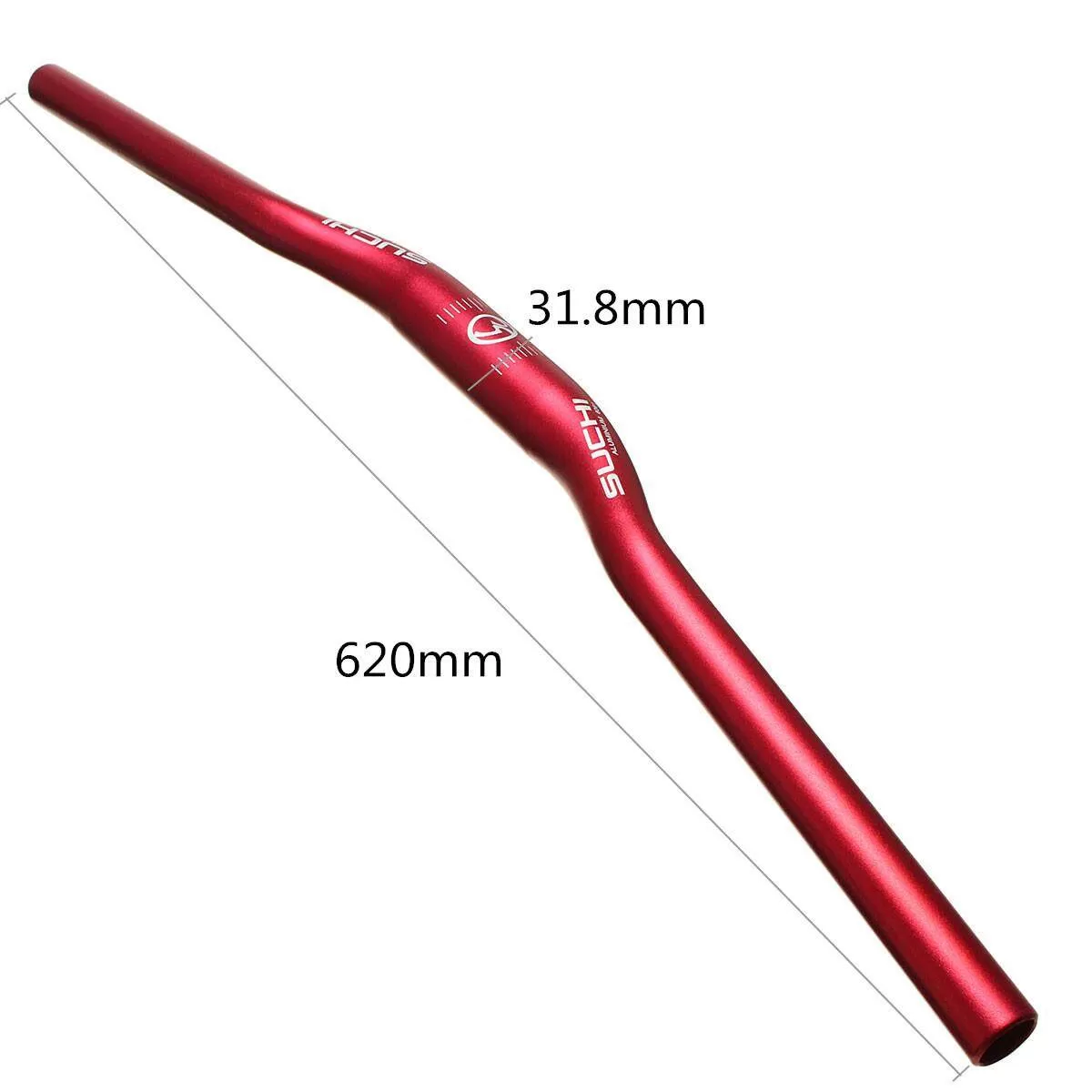 High Quality Red 31.8mm 62cm MTB Riser Bar For Mountain Bike - image 5