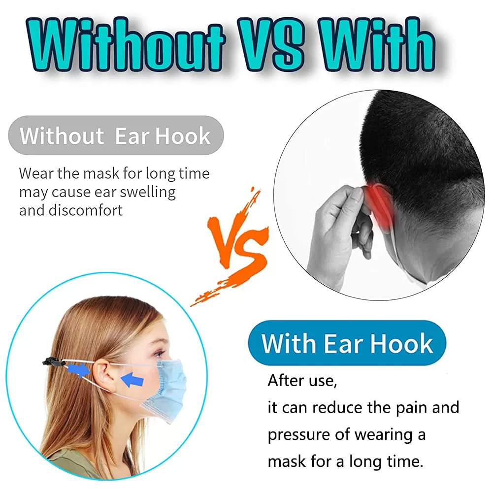 Korean Pink Color Mask Rope Extension Buckle Tpu Mask Hook P - image 2
