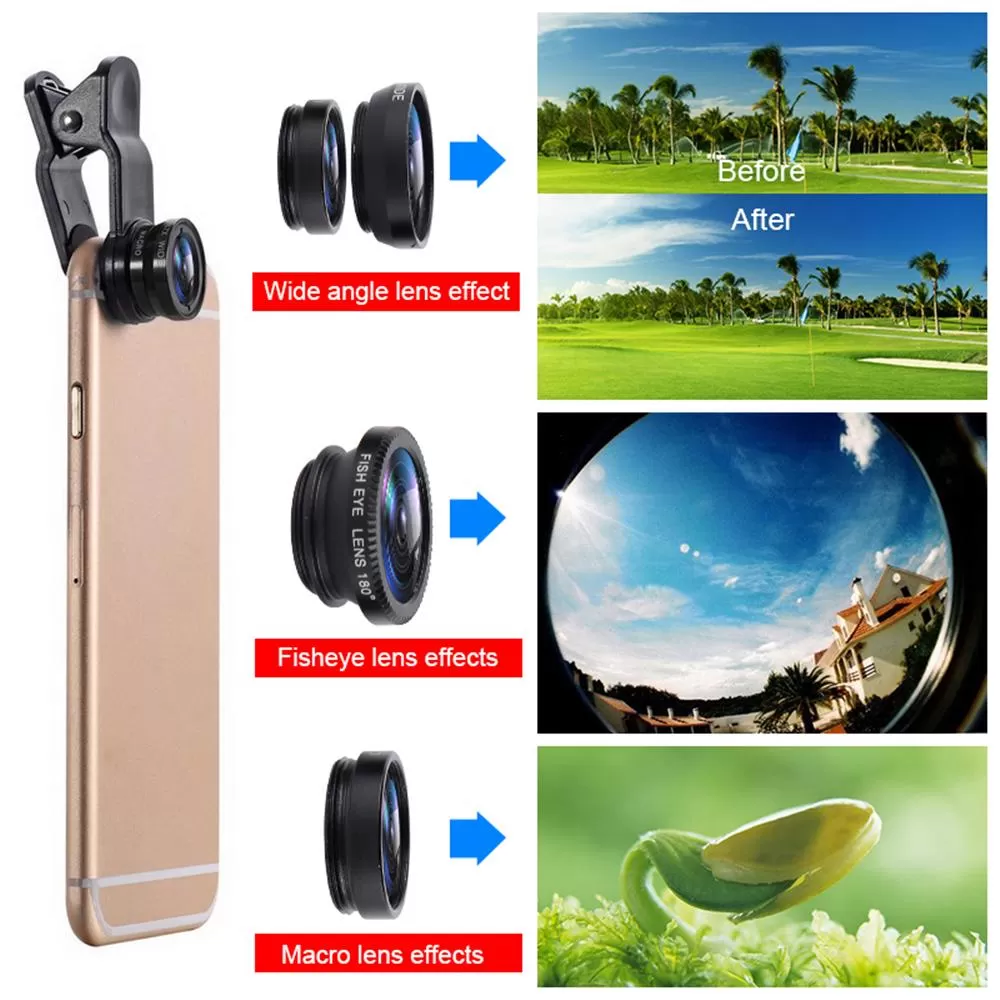 Mobile Phone Camera Lens Kit Clip - image 2