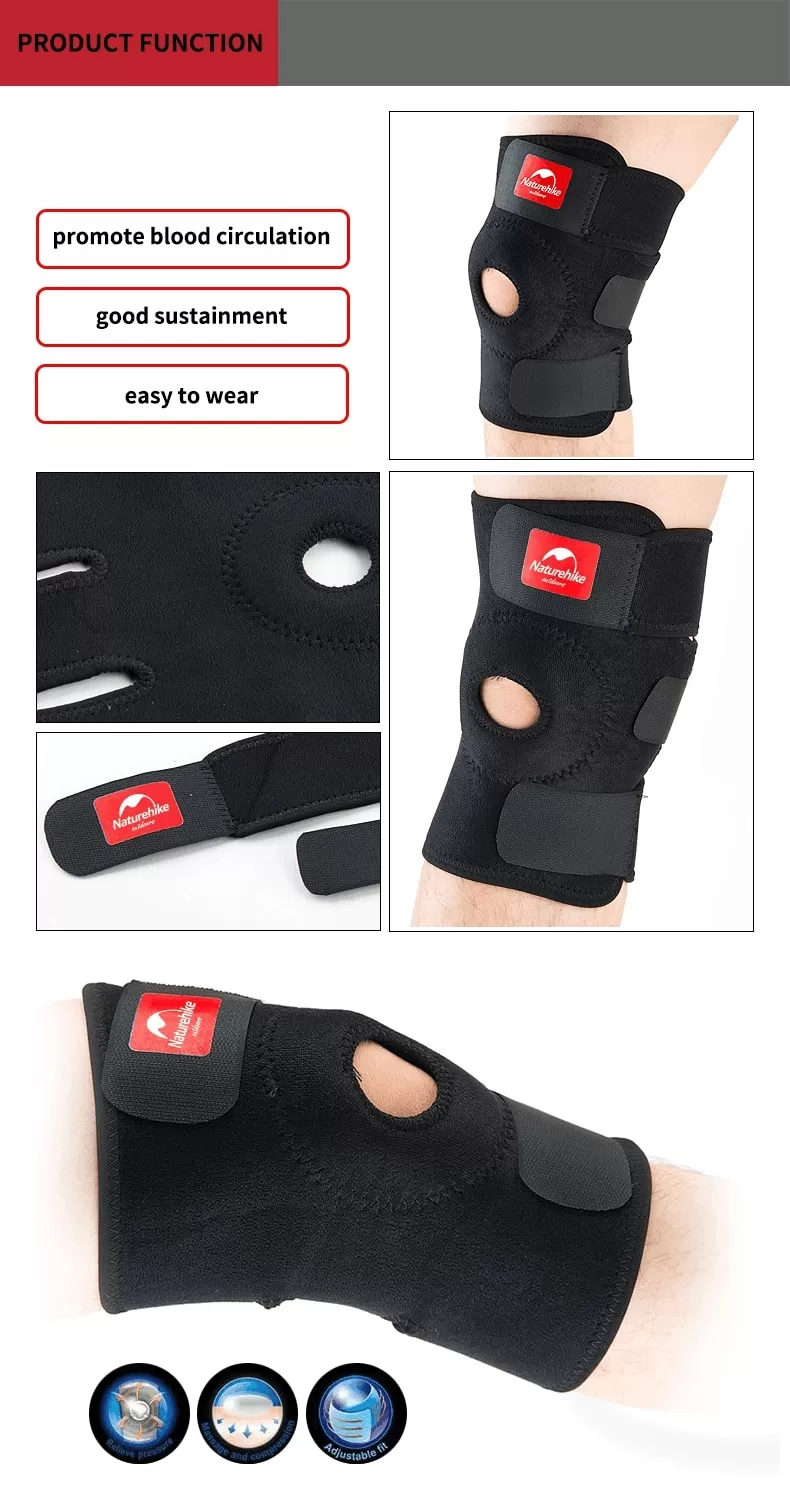 Naturehike Sport Kneepad Support Running Knee Protector Elas - image 7