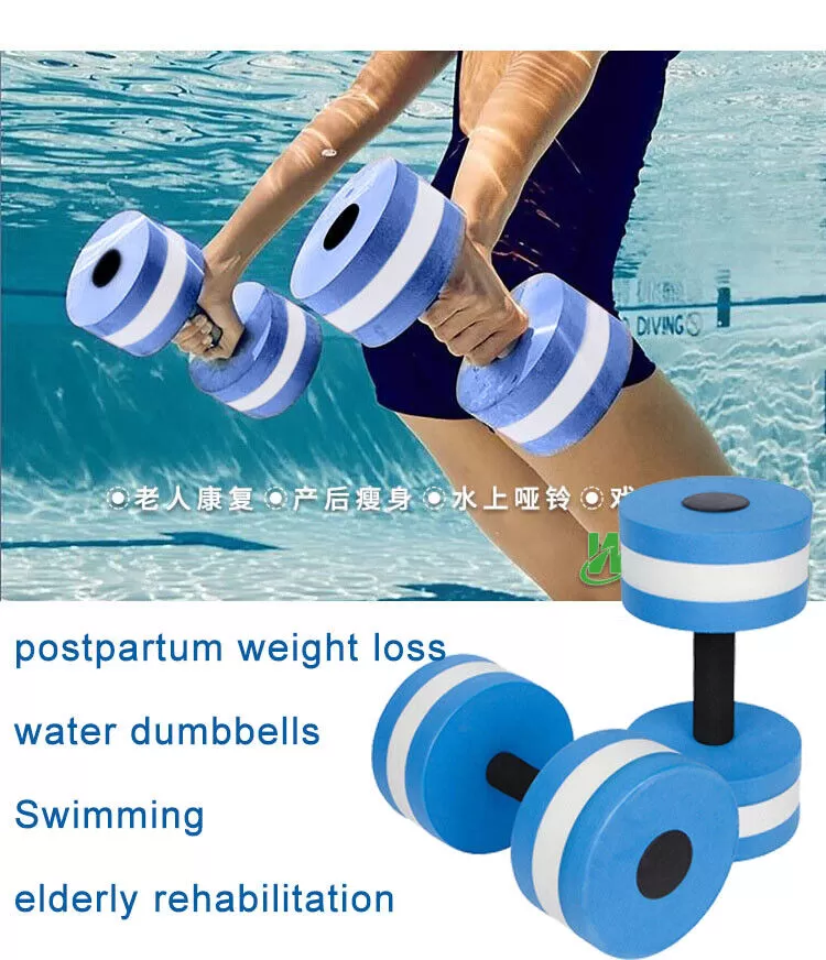 New Tecno 2 Pcs Aerobic Exercise Foam Dumbbell  Water Fitnes - image 5