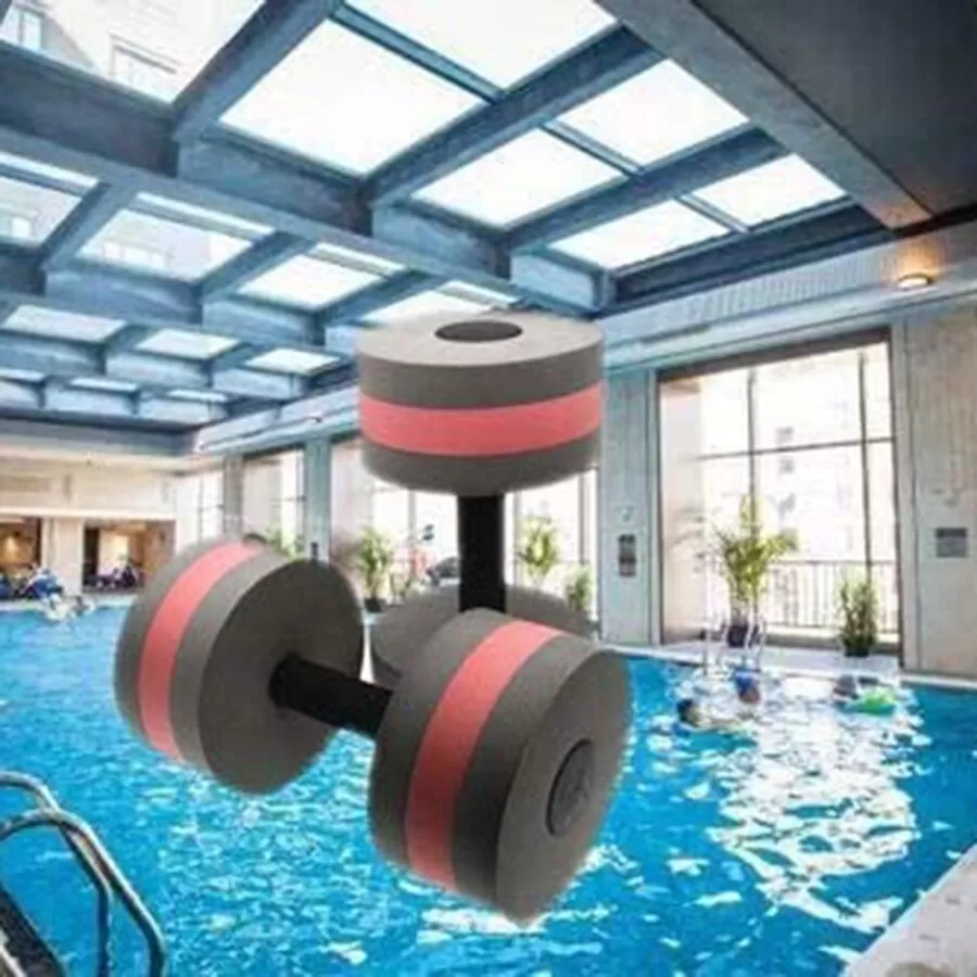 New Tecno 2 Pcs Aerobic Exercise Foam Dumbbell  Water Fitnes - image 6
