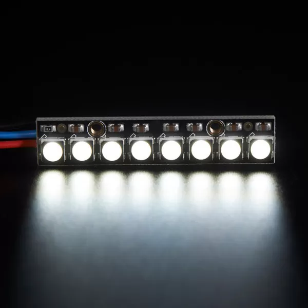 New Tecno NeoPixel Straight Board 8x 5050 RGBW Cool White LE - image 1