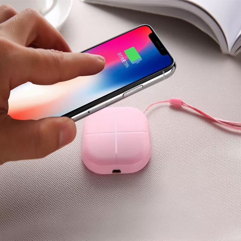 NEWEST 5W QI Wireless Charger Square Portable Power Bank For - image 4