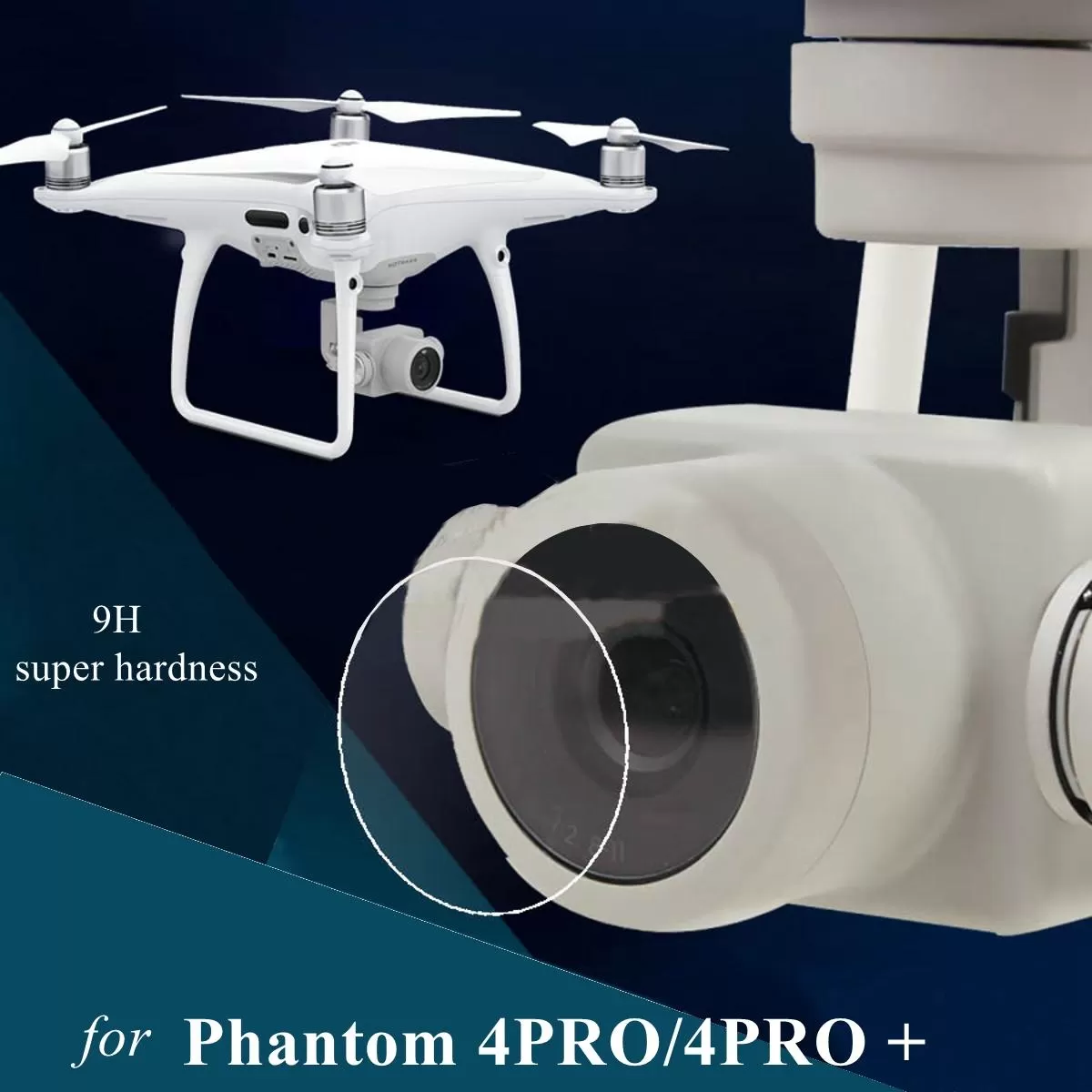 Phantom 4pro/4Pro+ Lens HD Tempered Glassfilm 9H Films for D - image 3