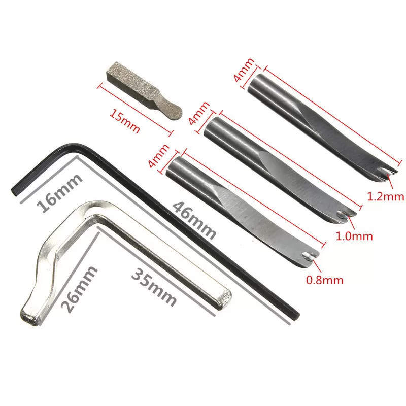 Professional All in 1 Adjustable Leather Edge Stitching Groo - image 7