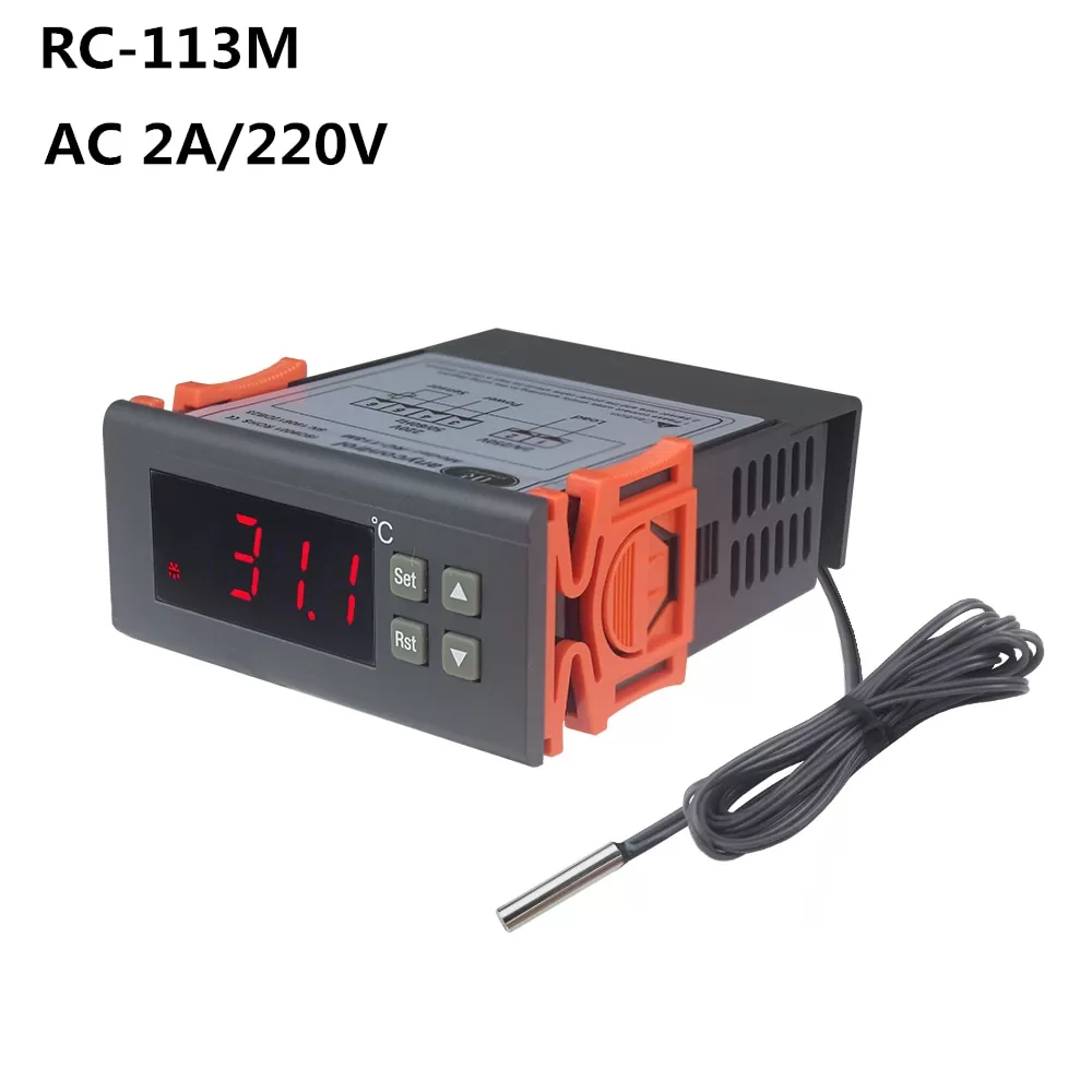 RC-113M AC 220V 2A PID Temperature Controller for Heating Di - image 3