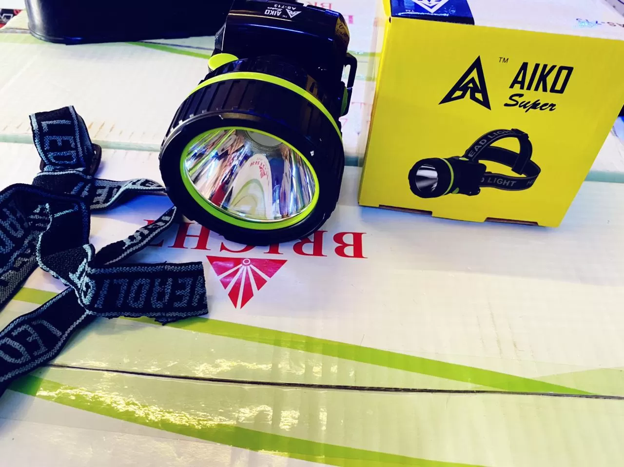 Sandproof Dustproof  Head Torch Lamp Rechargeable Flashlight - image 2