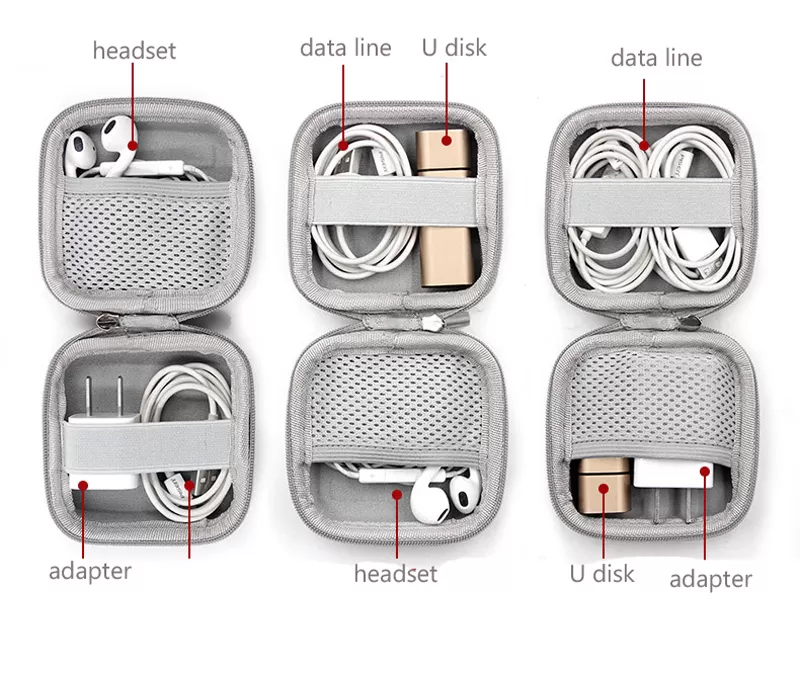 Small Size Antiknock Headphone Memory Card Storage Case Bag - image 4