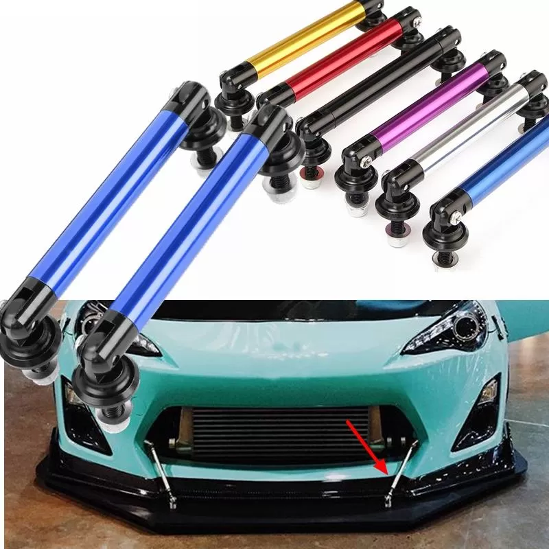 Super Quality Gold 2Pcs Adjustable 75mm Front Rear Bumper Li - image 5