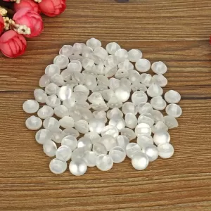 100Pcs White RESIN Buttons 12.5MM Coat Boots Sewing Clothes
