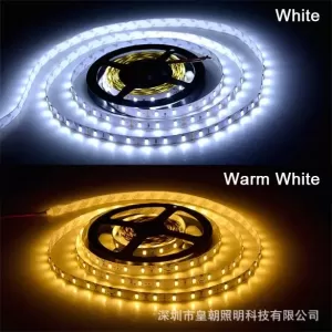 12V 5M 300 Leds 5050  Pure White Ultra Bright Flexible Strip