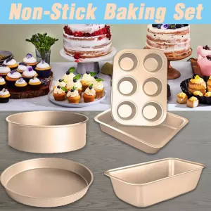 1Pcs 8"- 9" Non-Stick Carbon Bake Pan Cake Mold  Cake Tin Ro