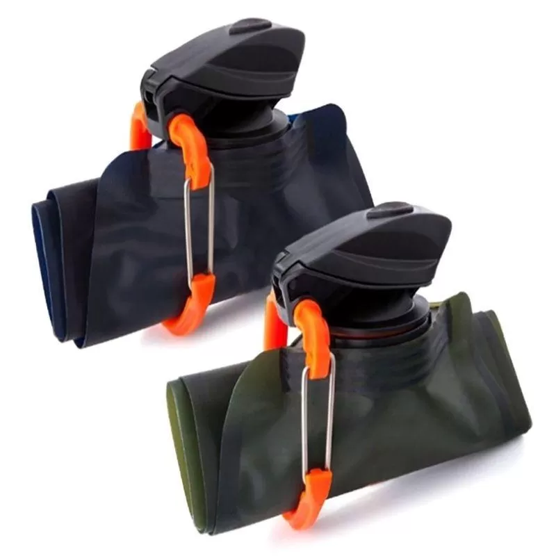 Travel Hiking 700ML Camping Hiking Portable Collapsible Fold - image 2