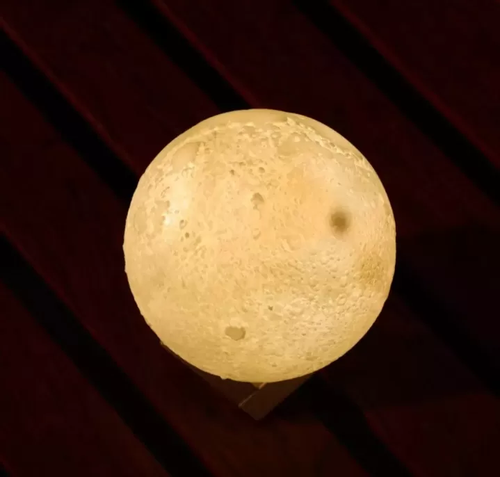 UR  Moon Lamp Light  Night Cool Mist Purifier Touch Control - image 3