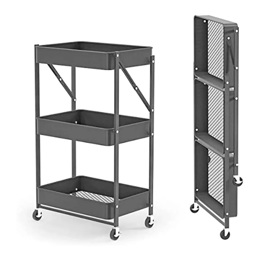3 Layer Multipurpose Trolley Rack With Wheel - image 4