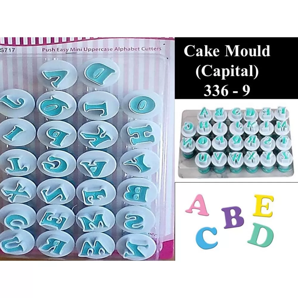 Cake Mould (Capital Letters)