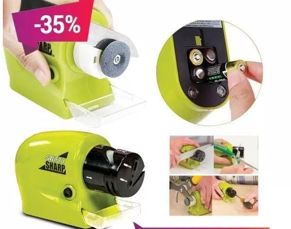 Electric Knife Sharpener Swifty Sharp Multifunctional Cordle