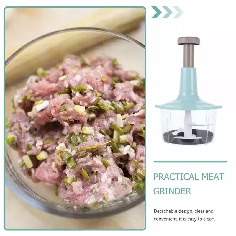FOOD PROCESSOR  Manual Vegetable Grinder Kitchen Food Proces - image 4