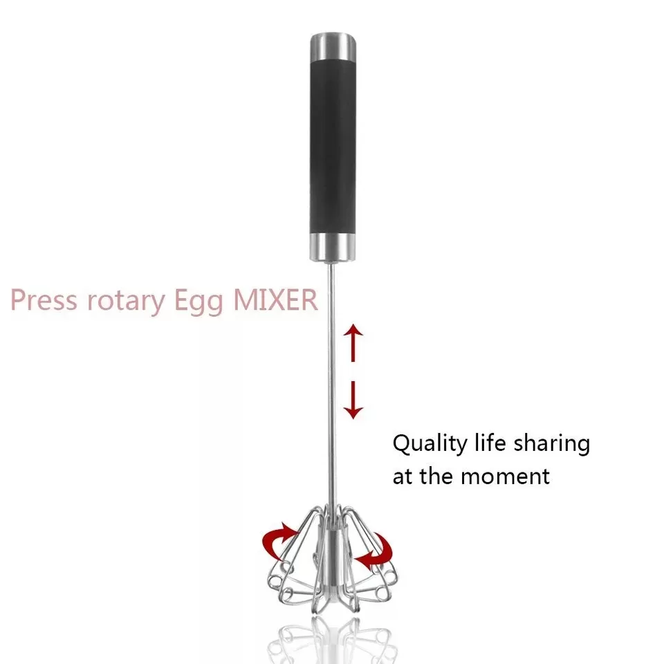 High Grade Springs Press Beater  Stainless Steel Smart Handl - image 2