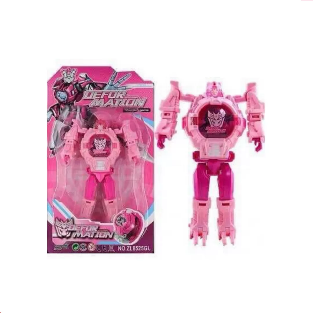 Kids Defor Mation Robot Transforming Watch