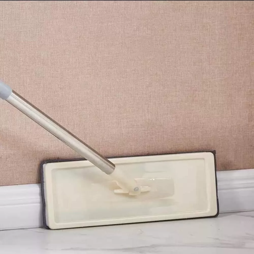 Lazy free hand washing with flat mop 360 rotating