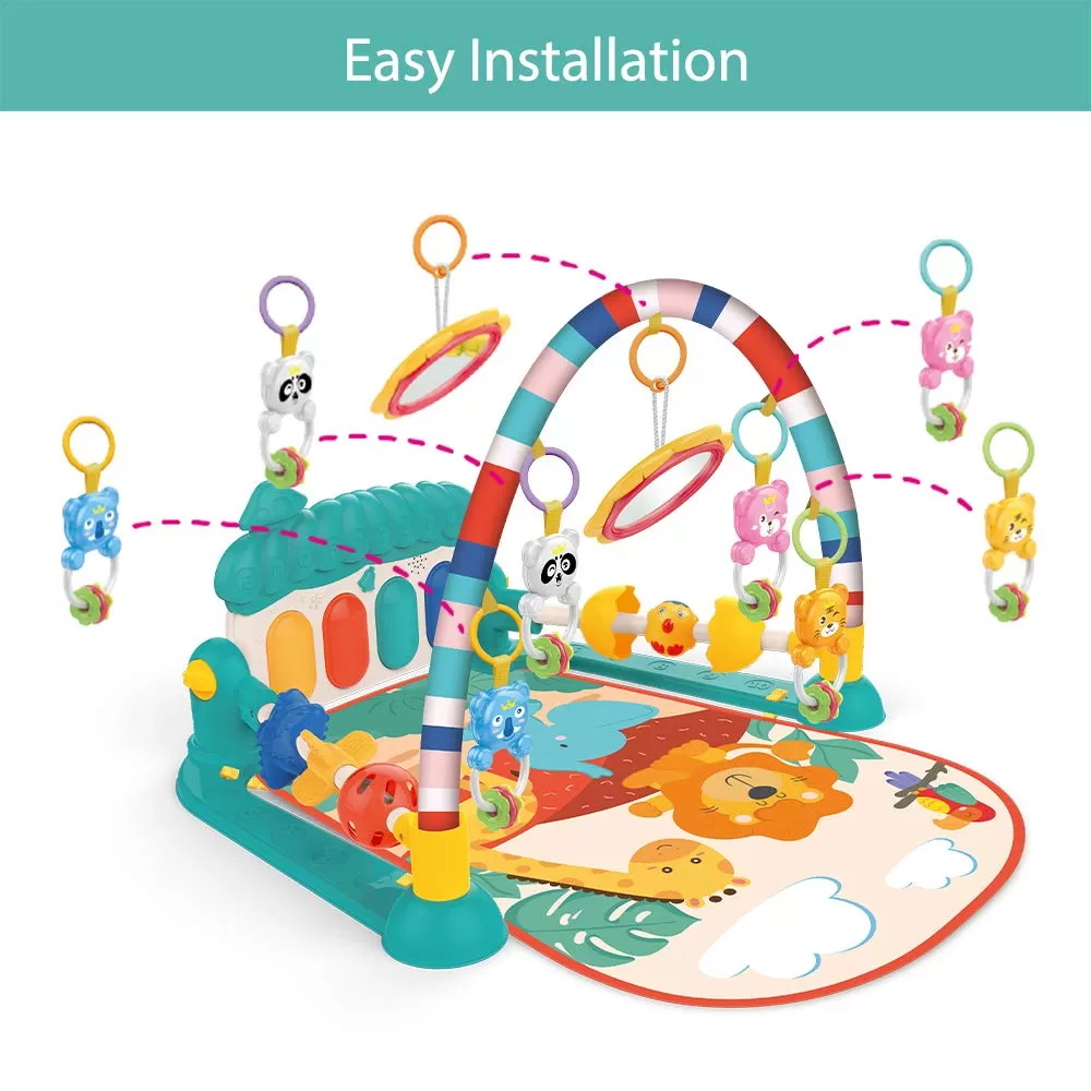 Multi Functional Baby Piano Play Gym Mat - image 3