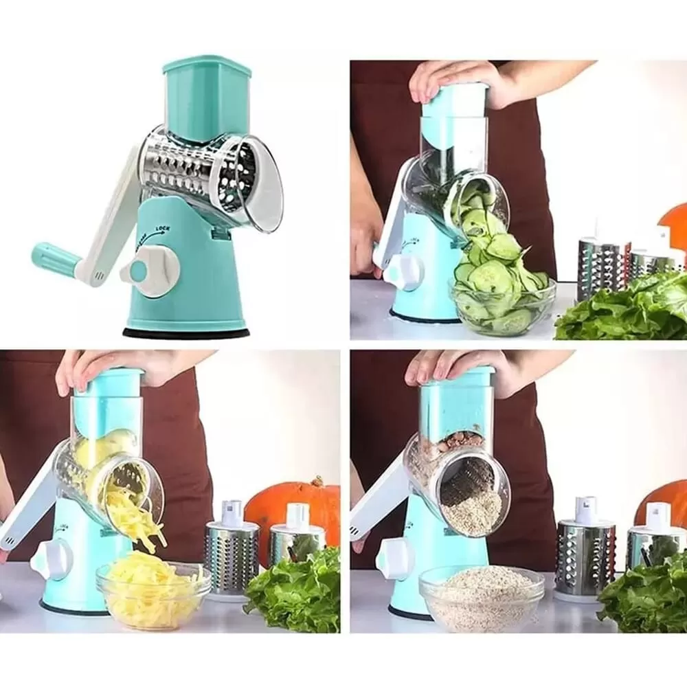 Multifunctional 3 in 1 Rotary Grater