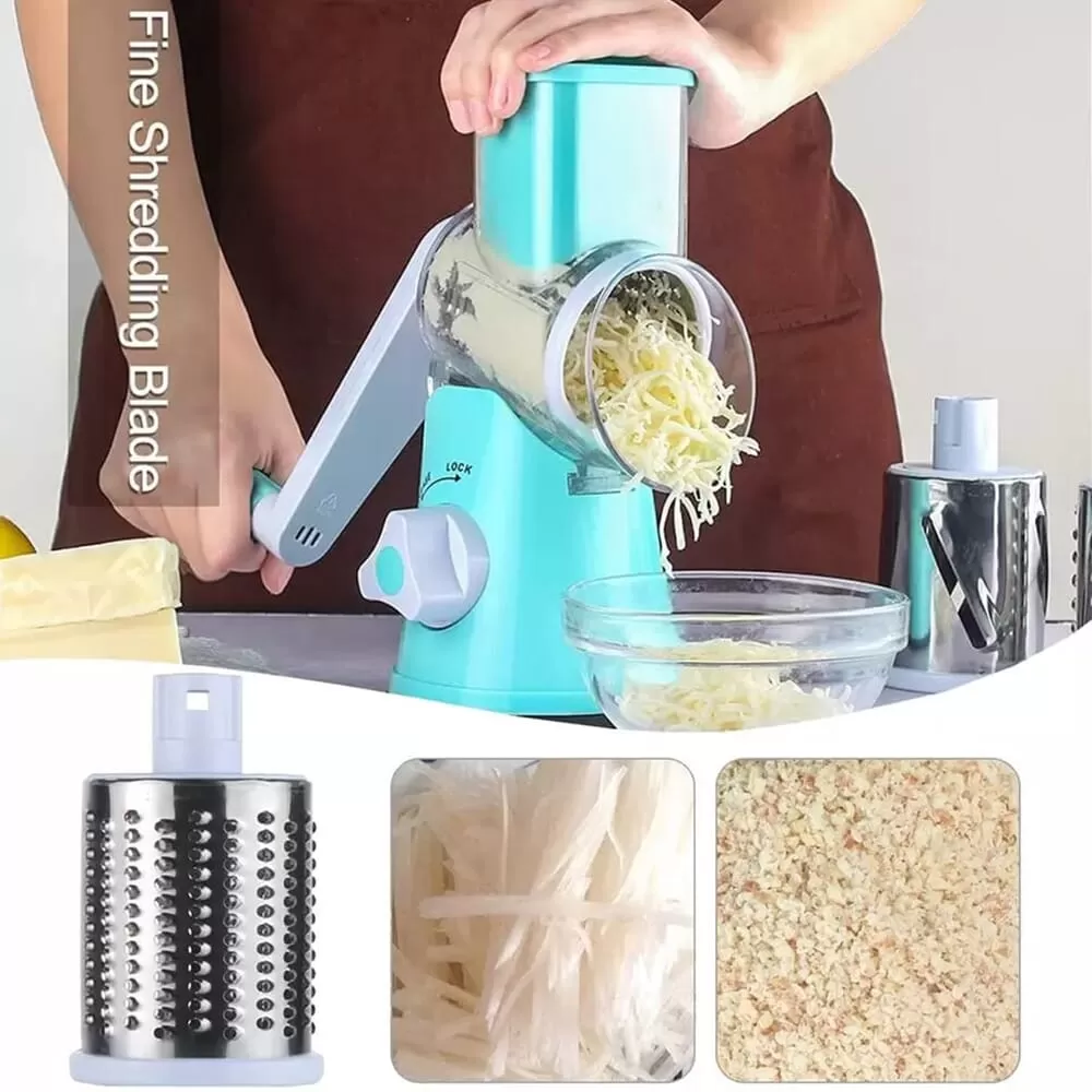 Multifunctional 3 in 1 Rotary Grater