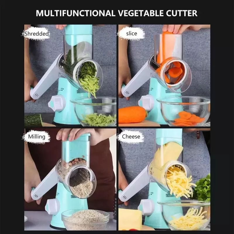 Multislicer 3 In 1 Manual Vegetable Cutter Slicer Kitchen Ga - image 2