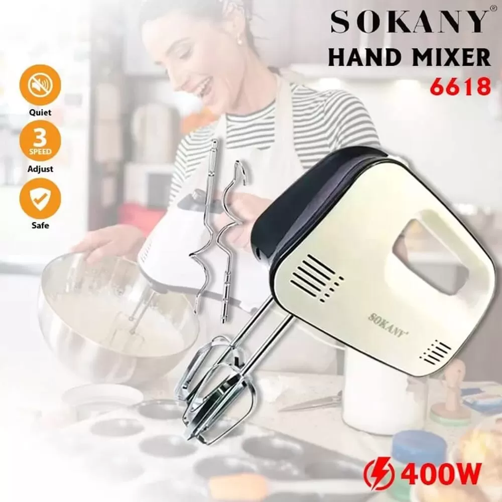Sokany 3 speed hande beater 400W