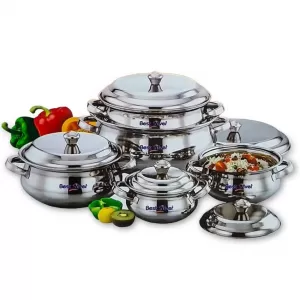10 Pcs Best Silver Punjabi Dish