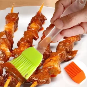 2PCS/Set Silicone Spatula Barbeque Brush Cooking Utensil Too