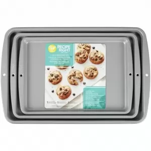 3Pcs Nonstick Cookies Pan Set