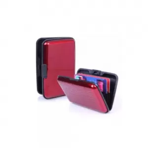Aluminium Card Wallet - Red